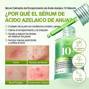 Azelaic Acid 10 Hyaluron – Sérum Calmante Antirojeces